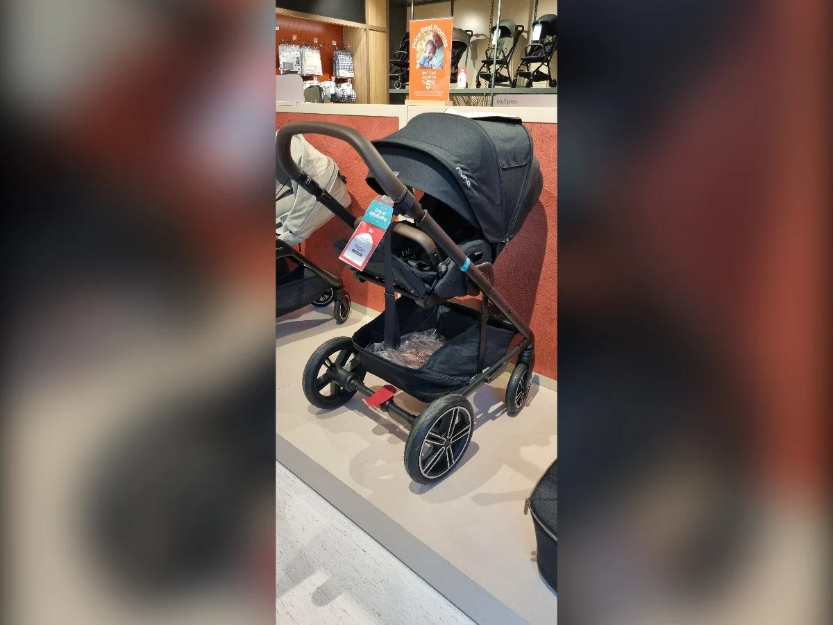 The Nuna Mixx Next compact full-size pram with MagneTech magnetic buckle, all-season seat, and one-hand fold, designed to meet the AS/NZS 2088:2000 Australian pram standard, priced from $1,299.99 AUD at Australian retailers including Baby Bunting and Metro Baby